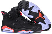 Women Jordan 6 Black Infrared